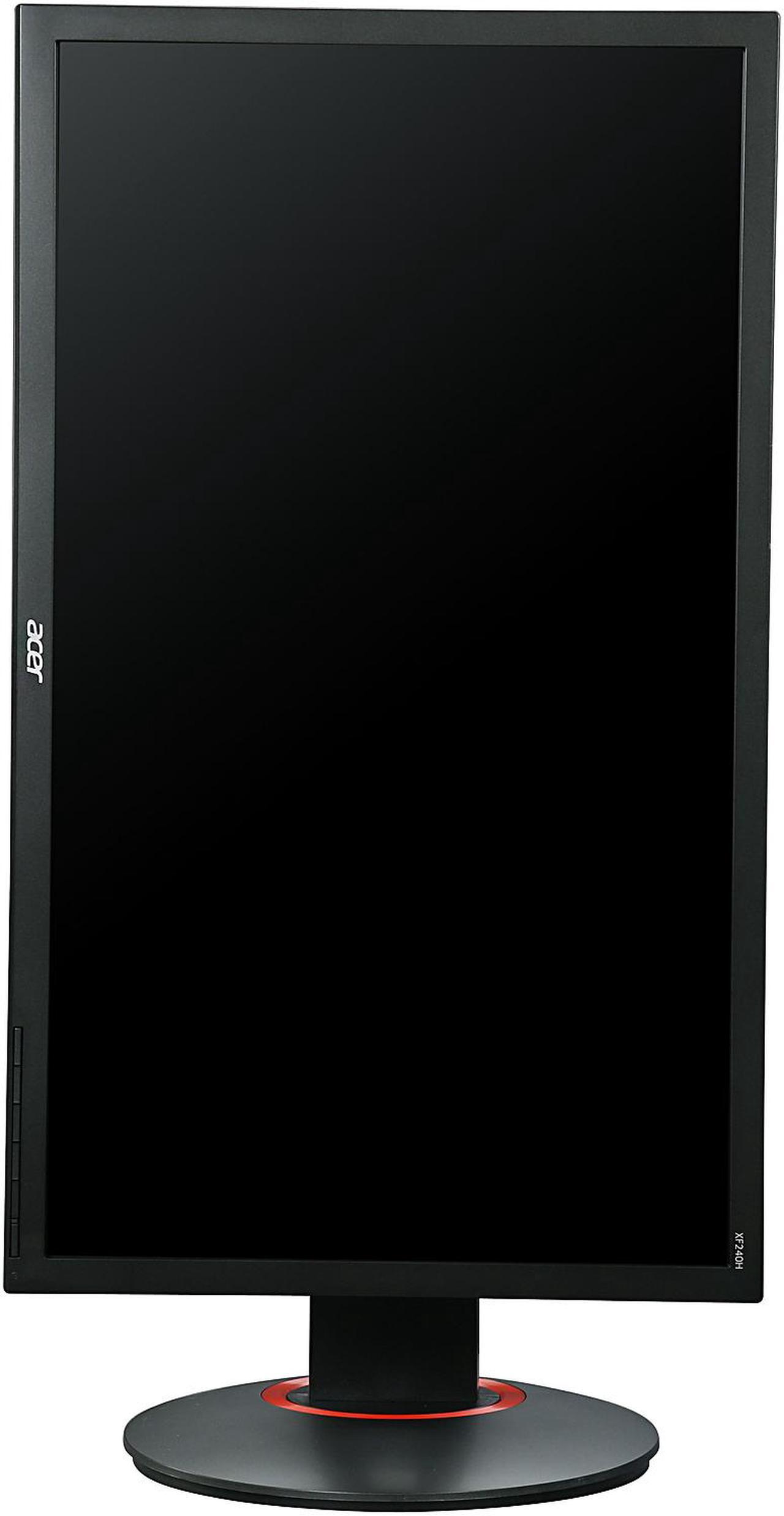 Alt view image 8 of 9 - Acer XF240H 24" TN Free-Sync (AMD Adaptive Sync) Gaming Monitor, 1920 x 1080 Full HD, 144 Hz Refresh Rate, 1ms Response Time, Tilt/Swivel/Height Adjustable, Built-in Speakers