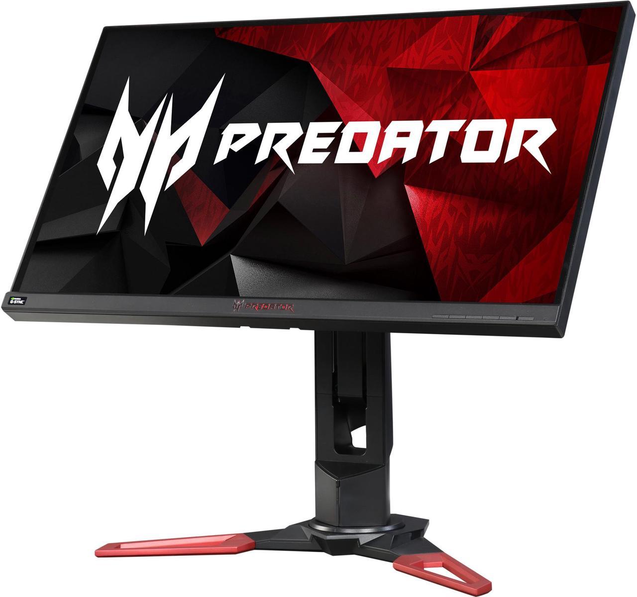 Acer Predator XB1 XB271HU Abmiprz 27" WQHD 2560 x 1440 (2K) 1ms 144Hz (Overclock Refresh Rate 165 Hz) 350 cd/m2 G-Sync Gaming Monitor, HDMI, DisplayPort, USB3.0