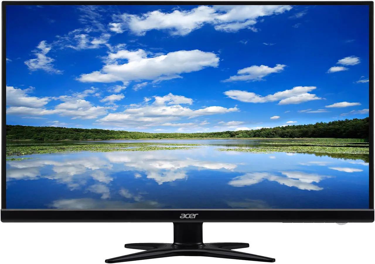 Alt view image 2 of 6 - Acer G6 Series G276HL Kbmidx 27" Full HD 1920 x 1080 60Hz DVI HDMI VGA Built-in Speakers Flicker-Free Acer ComfyView LED Backlit LCD Monitor