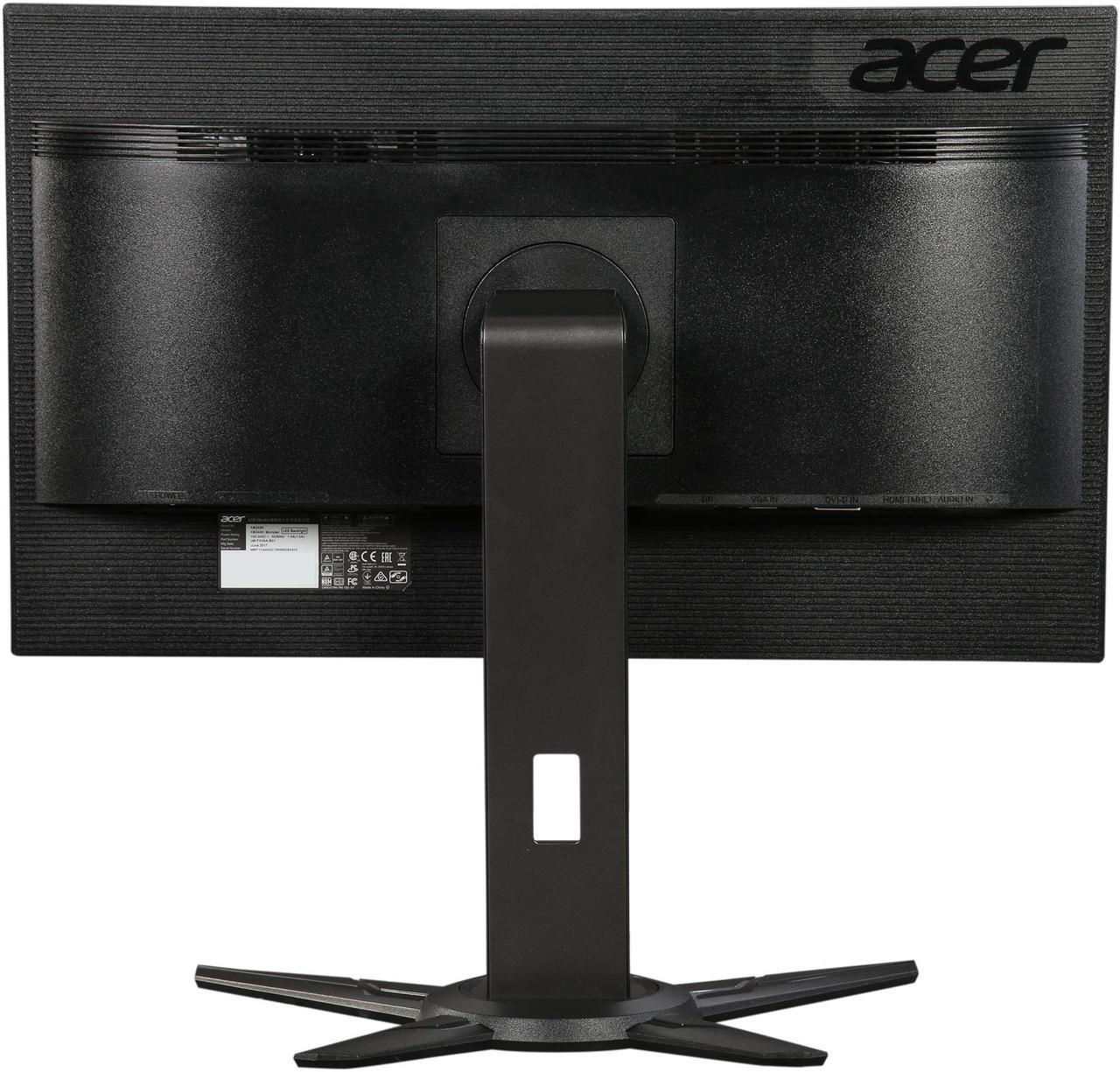 Alt view image 6 of 10 - Acer Predator XB240H Black 24" 1ms HDMI LED Backlight LCD/LED Monitor 350 cd/m2 Contrast Ratio (Native): 1,000:1 Contrast Ratio Max (ACM): 100,000,000:1