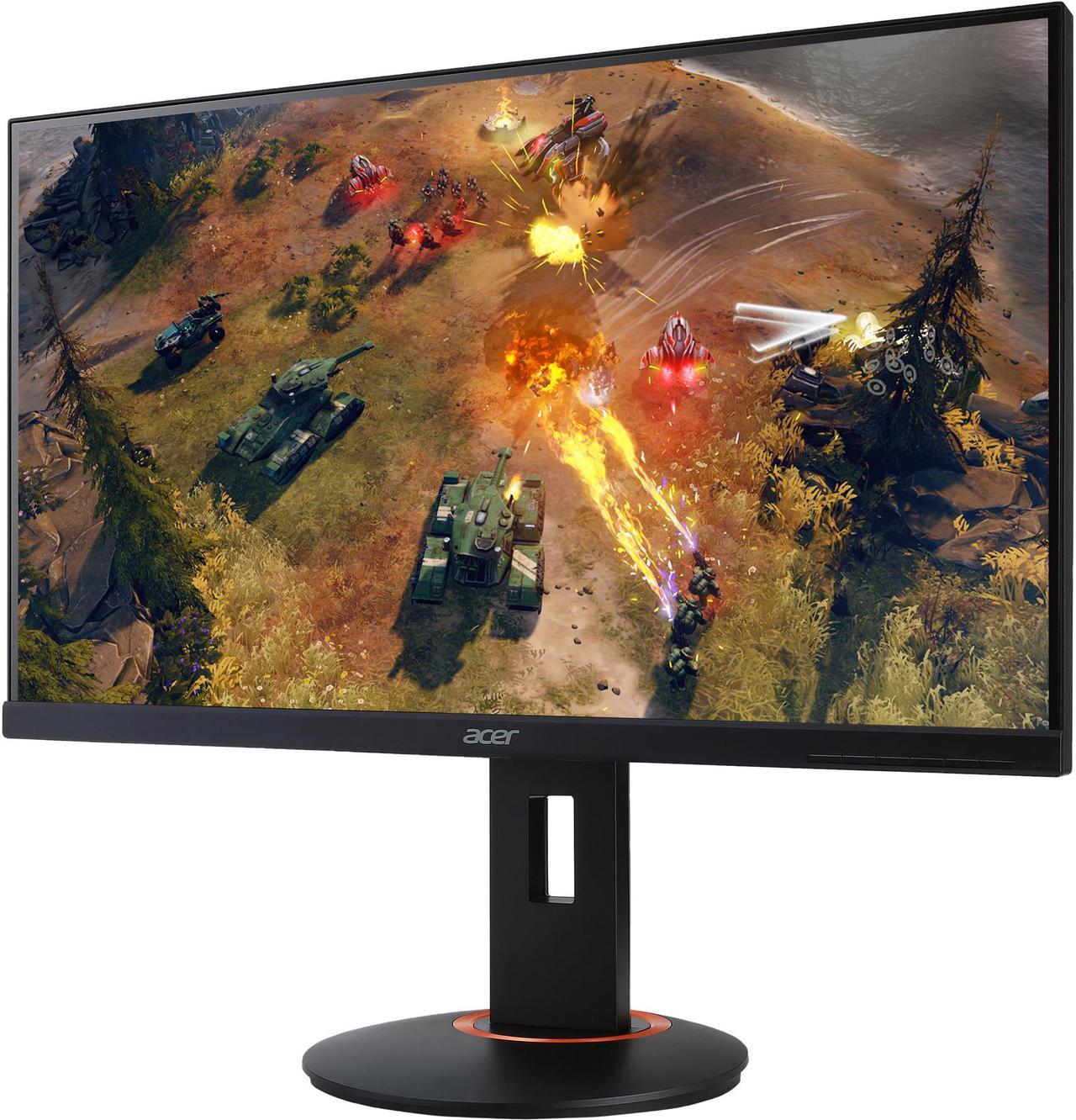 Acer XF250Q Abmiidprzx Black 24.5" Full HD Gaming Monitor, 240Hz, 1ms (GTG), AMD FreeSync, Height & Pivot Adjustment, Built-in Speakers, HDMI 2.0, DisplayPort, USB 3.0x4