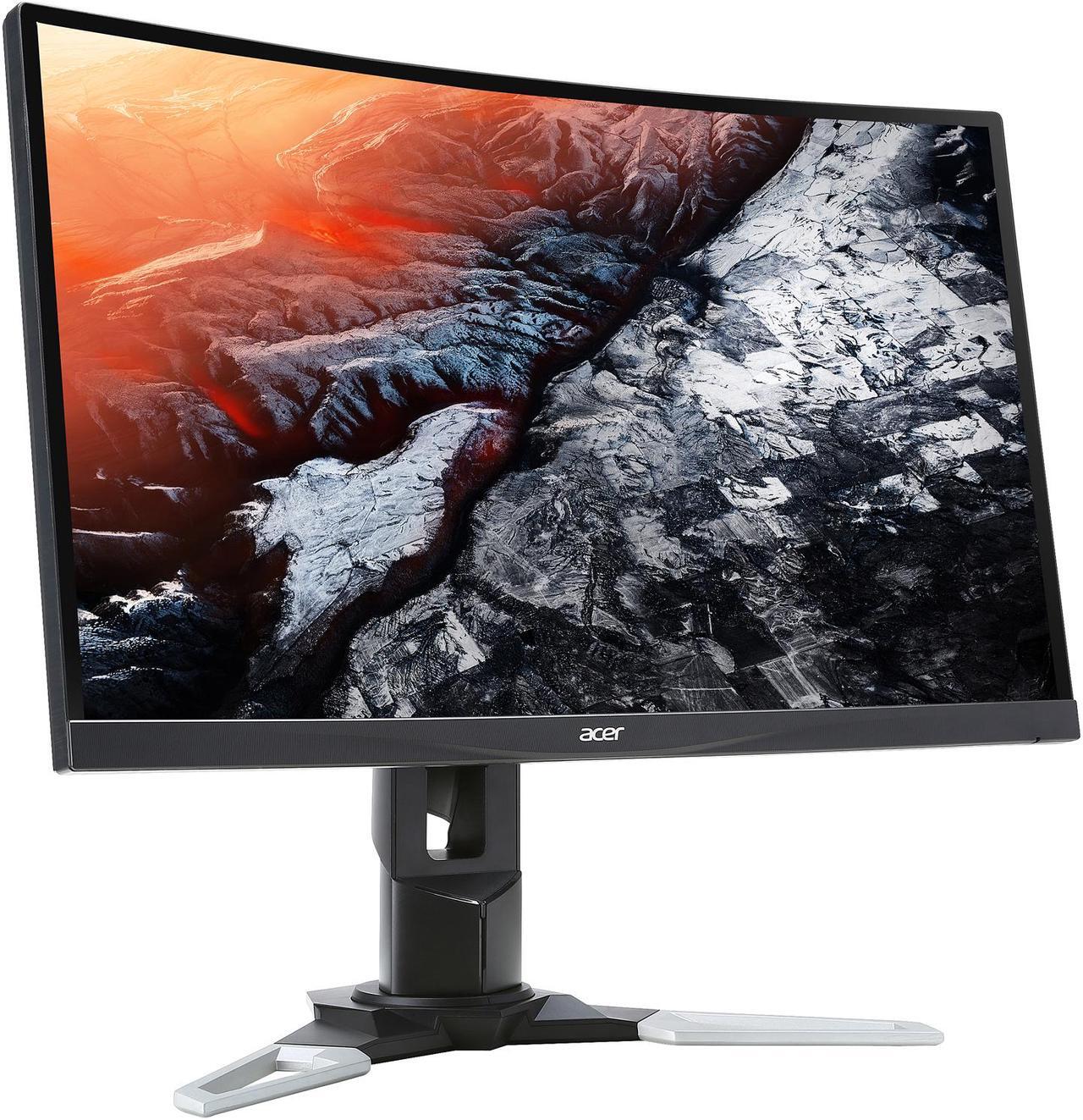 Alt view image 3 of 7 - Acer XZ271U bmijpphzx 27" Curved WQHD 1440p 144Hz 1ms (MPRT) DP HDMI AMD FreeSync USB 3.0 Gaming Monitor HDR Ready