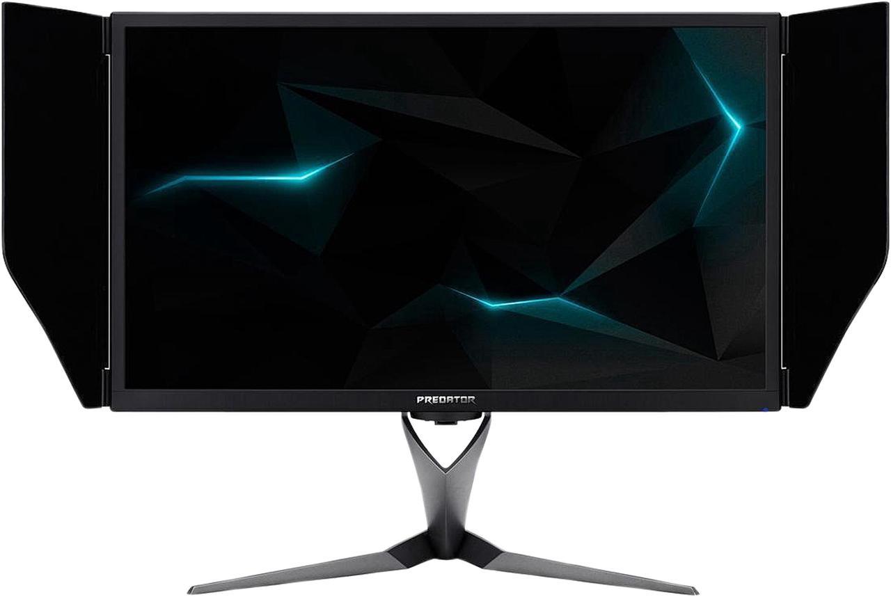 Acer Predator X27 bmiiphzx 27" 4K IPS UHD 3840 x 2160 NVIDIA G-SYNC Ultimate, 1,000nits (Peak), 144Hz (Overclock), 10Bit Colors, Quantum Dot, DCI-P3, DisplayPort 1.4, Light Sensor