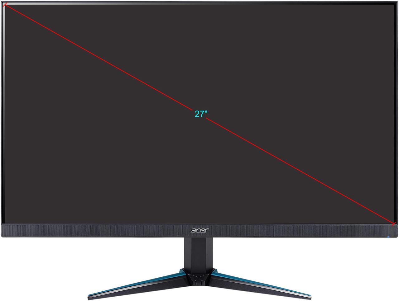 Alt view image 2 of 7 - Acer Nitro VG270U Pbmiipx 27" QHD 2560 x 1440 2K 144Hz 1ms HDMI DisplayPort Built-in Speakers AMD FreeSync LED IPS Gaming Monitor