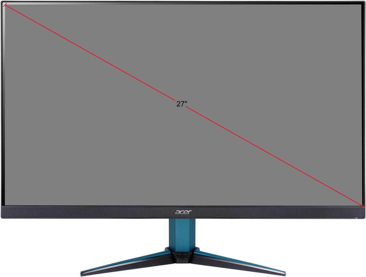 Alt view image 9 of 9 - Acer Nitro Gaming VG271U Pbmiipx 27" WQHD 2560 x 1440 2K Resolution 144Hz 1ms HDMI DisplayPort AMD FreeSync HDR 400 Built-in Speakers Backlit LED IPS Gaming Monitor
