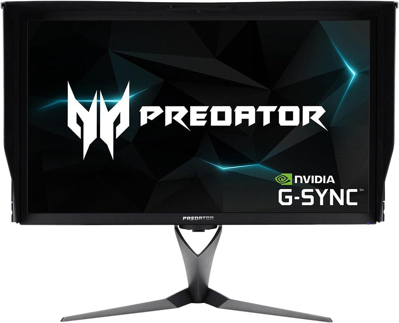 Acer Predator X27 Pbmiphzx 27" Ultra HD 3840 x 2160 4K 120 Hz / 144HZ (OC) HDMI DisplayPort NVIDIA G-Sync USB 3.0 Hub Built-in Speakers Backlit LED IPS Gaming Monitor