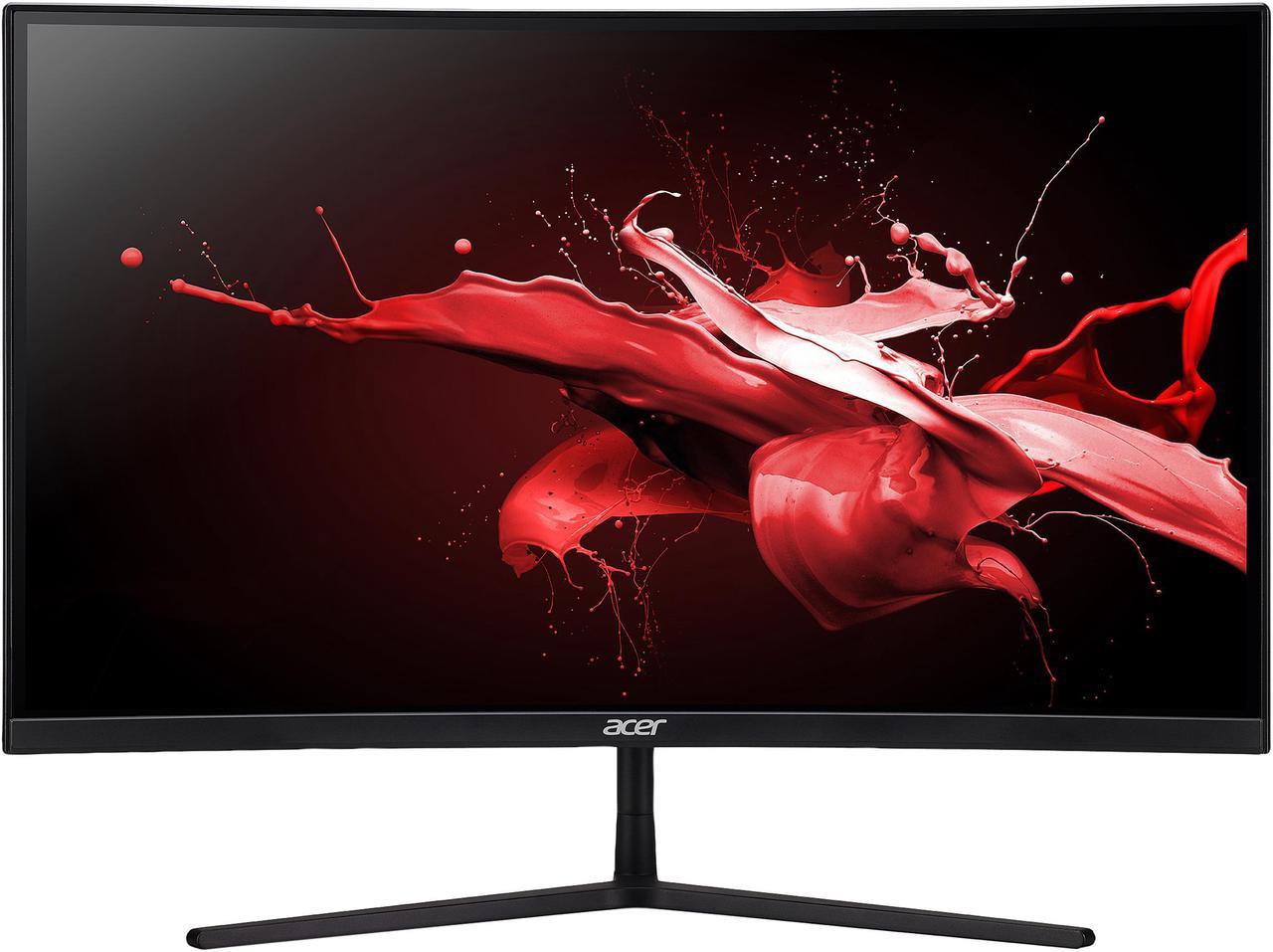 Acer EI272UR Pbmiiipx 27" WQHD 2560 x 1440 2K 144Hz 3xHDMI DisplayPort Built-in Speakers AMD FreeSync 2 Backlit LED Curved Gaming Monitor