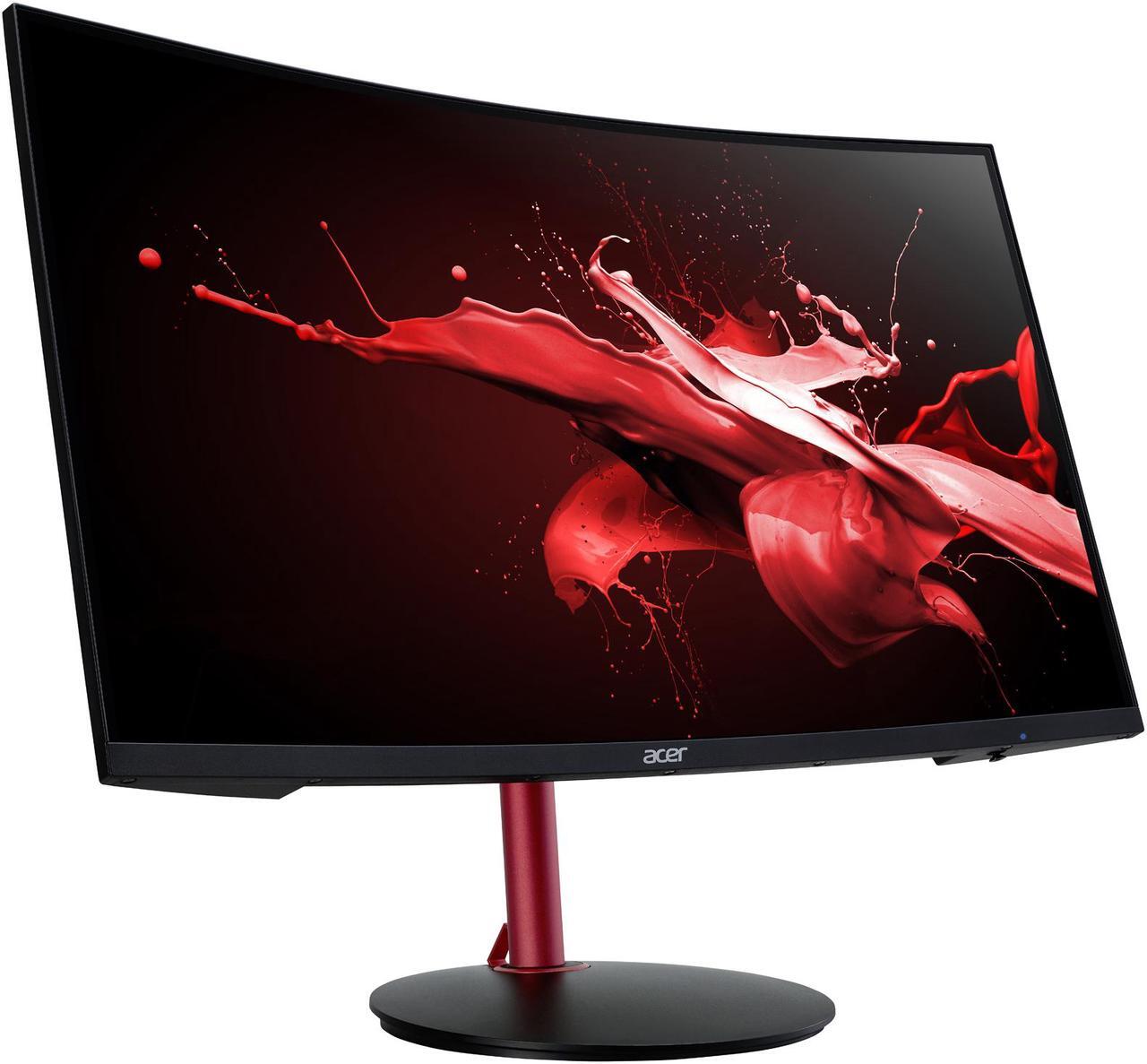 Alt view image 4 of 7 - Acer Nitro XZ272U Pbmiiphx 27" WQHD 2560 x 1440 2K 165Hz 2xHDMI DisplayPort AMD Radeon FreeSync HDR 400 Built-in Speakers Anti-Glare Backlit LED Height Adjustable Curved Gaming Monitor