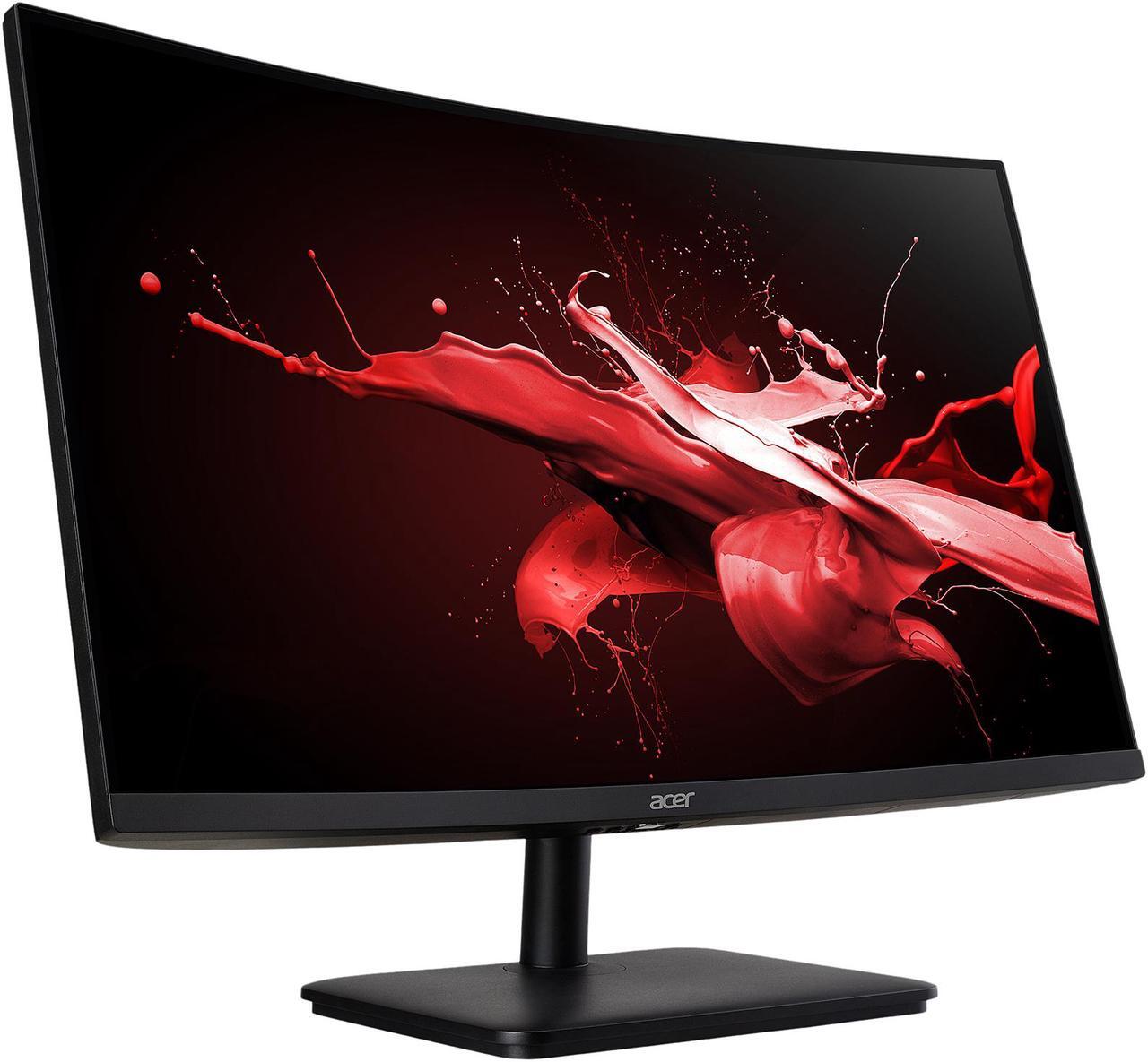 Alt view image 3 of 6 - Acer ED270R 27" Black 1920 x 1080 Widescreen 16:9 165Hz Refresh Rate AMD FreeSync Premium Technology, 2x HDMI, DisplayPort Curved LED Gaming Monitor