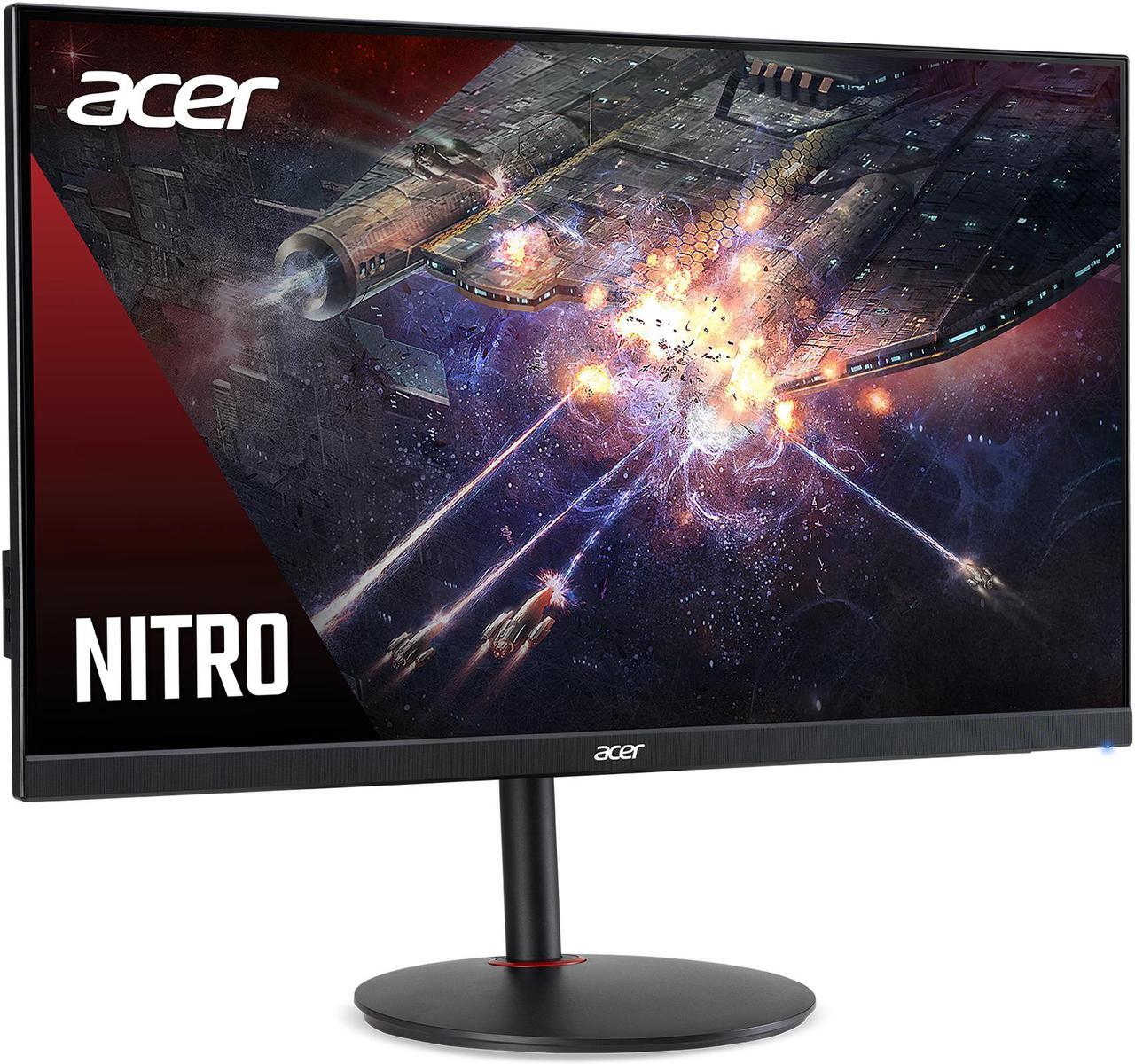 Alt view image 2 of 9 - Acer Nitro XV270 Pbmiiprx 27" 1920 x 1080 Full HD 165Hz 0.5ms (GTG) IPS AMD FreeSync, HDMI, DisplayPort, VESA, Built-In Speakers Swivel, Tilt, Pivot, Height Adjust Gaming Monitor