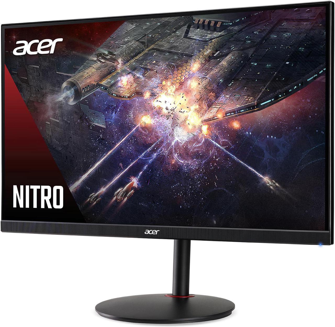 Alt view image 3 of 9 - Acer Nitro XV270 Pbmiiprx 27" 1920 x 1080 Full HD 165Hz 0.5ms (GTG) IPS AMD FreeSync, HDMI, DisplayPort, VESA, Built-In Speakers Swivel, Tilt, Pivot, Height Adjust Gaming Monitor