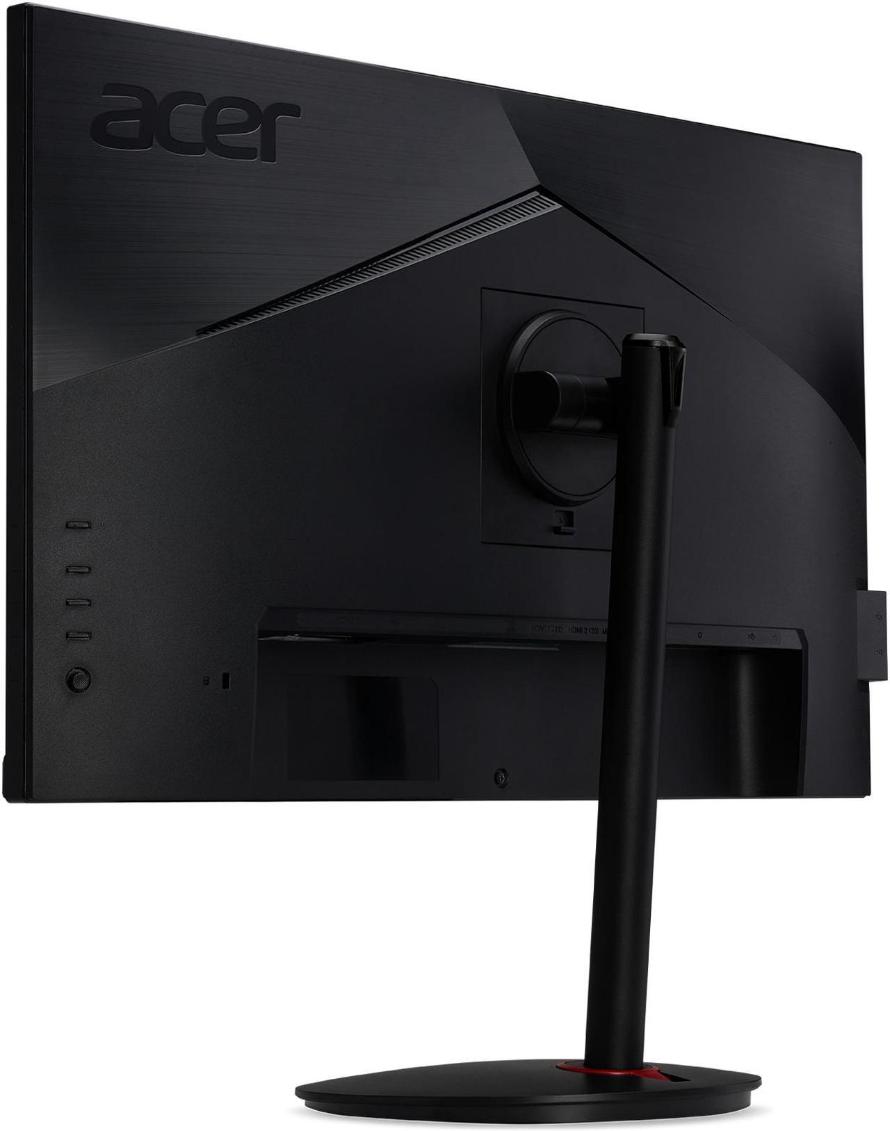 Alt view image 7 of 9 - Acer Nitro XV270 Pbmiiprx 27" 1920 x 1080 Full HD 165Hz 0.5ms (GTG) IPS AMD FreeSync, HDMI, DisplayPort, VESA, Built-In Speakers Swivel, Tilt, Pivot, Height Adjust Gaming Monitor