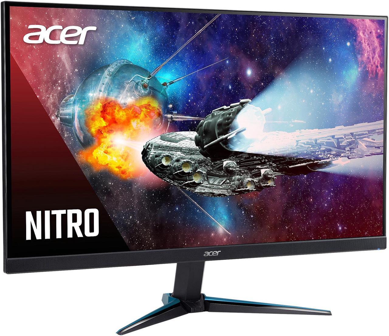 Alt view image 3 of 7 - Acer Nitro VG280K bmiipx 28" IPS 3840 x 2160P 4K 1ms UHD AMD FreeSync HDR 2 x HDMI, DisplayPort, Built-in Speaker Gaming Monitor