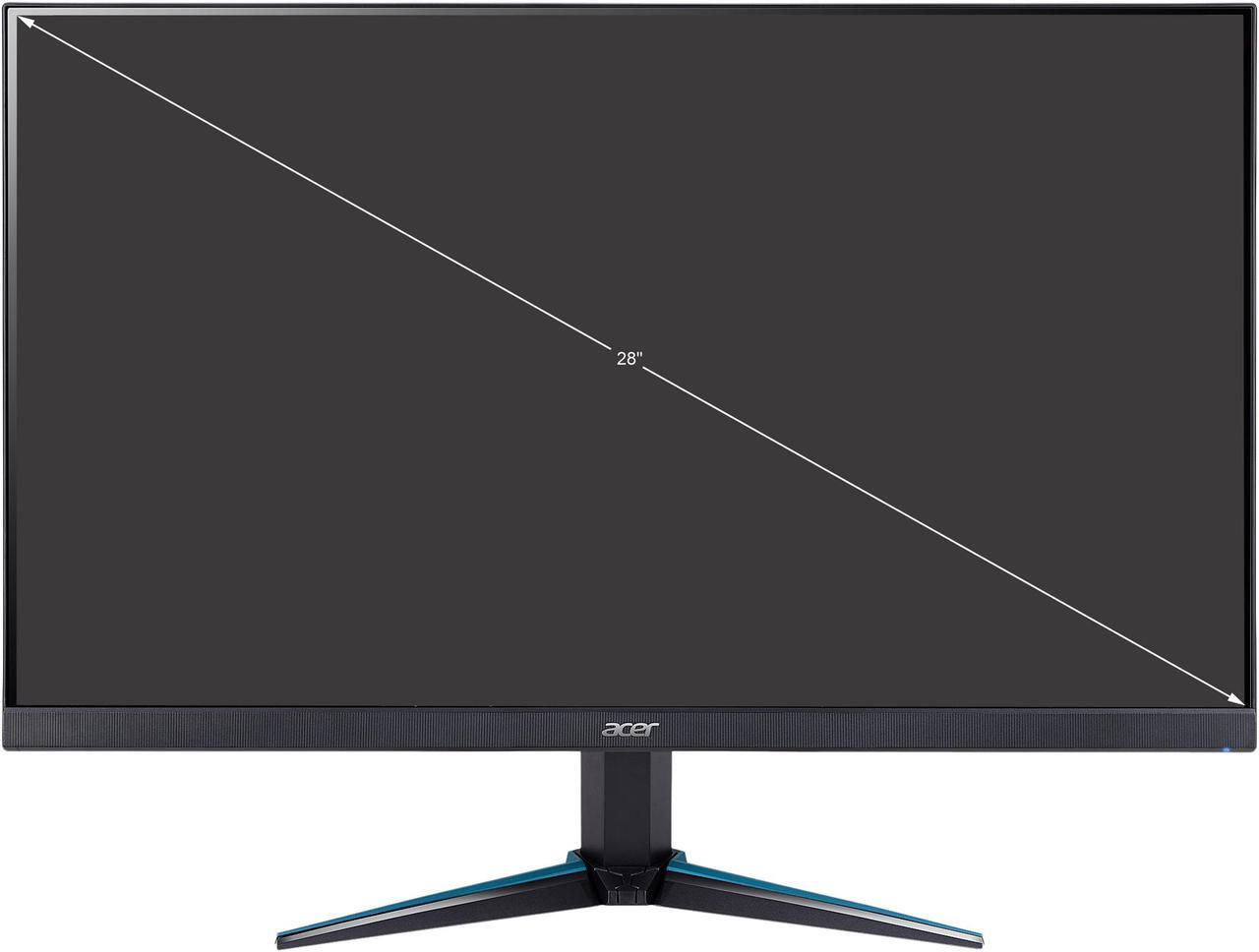 Alt view image 2 of 7 - Acer Nitro VG280K bmiipx 28" IPS 3840 x 2160P 4K 1ms UHD AMD FreeSync HDR 2 x HDMI, DisplayPort, Built-in Speaker Gaming Monitor