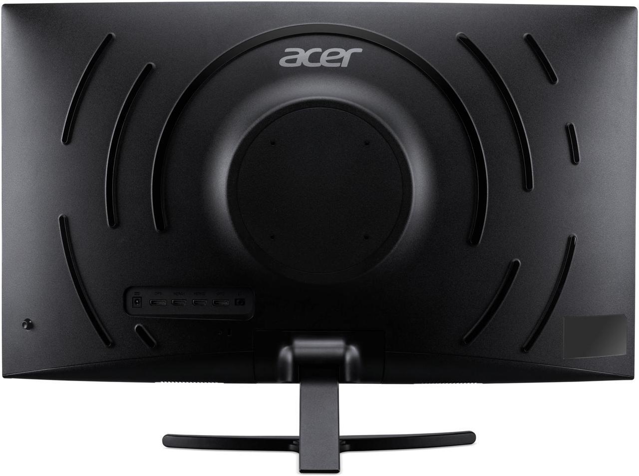 Alt view image 2 of 7 - Acer 32" (31.5" Viewable) 165 Hz VA QHD Gaming Monitor FreeSync (AMD Adaptive Sync) 2560 x 1440 (2K) HDMI, DisplayPort, Audio (ED323QU PBMIIPPX)