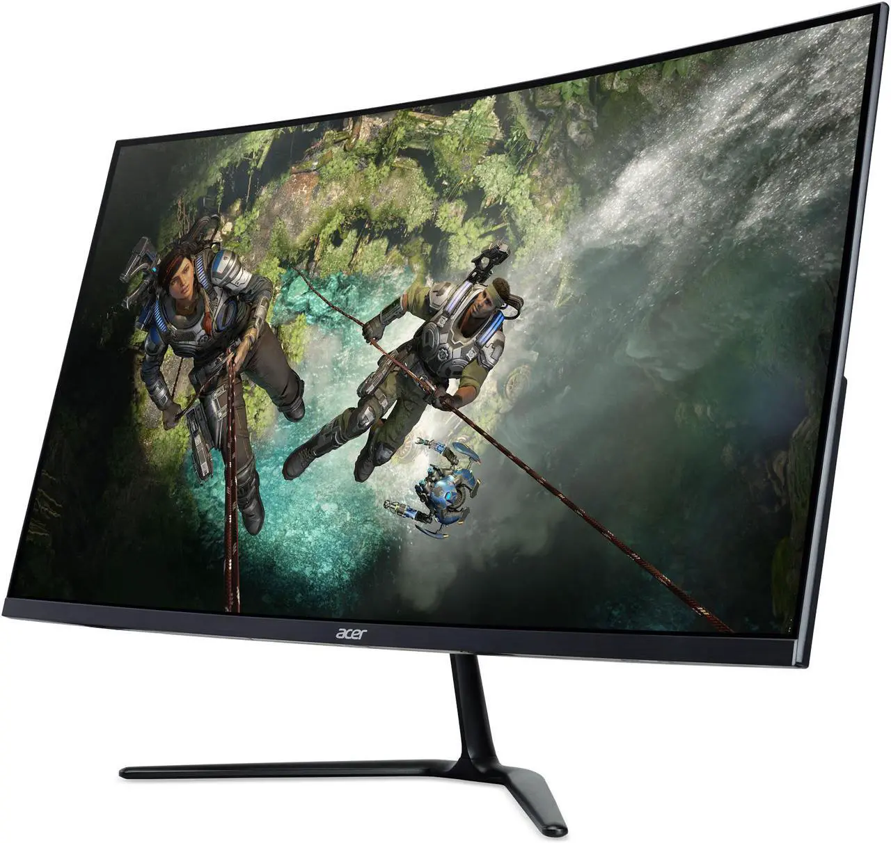 Alt view image 5 of 9 - Acer Nitro ED320QR BI 31.5” 1920x1080P Curved 1500R 75Hz Refresh rate 1ms response time AMD FreeSync Monitor, VGA, HDMI