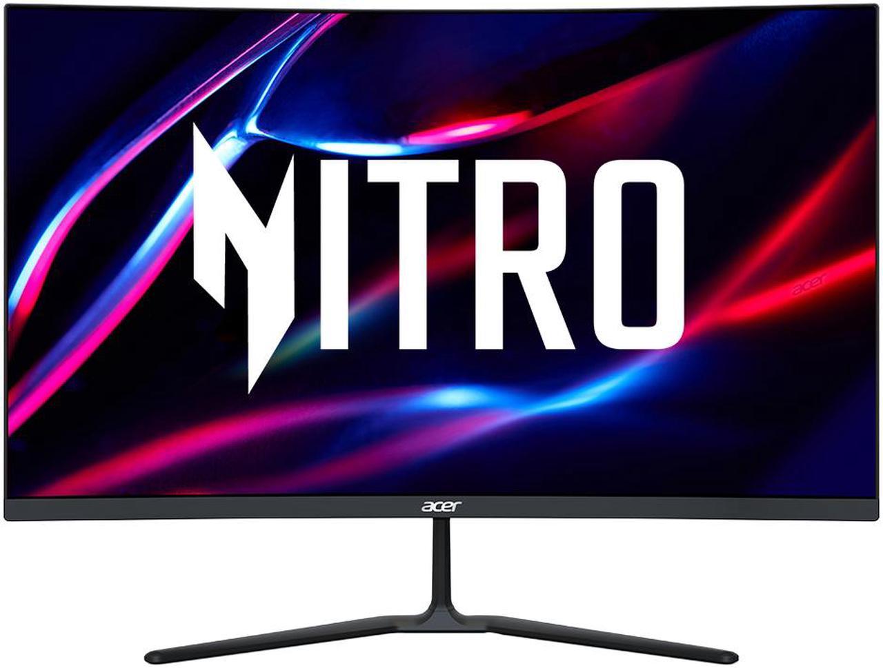 Acer Nitro Curved ED270R S3 27inch 1920x1080 180Hz Refresh rate 1ms response time AMD FreeSync Premium HDR Gaming Monitor, HDMIx2, DisplayPort