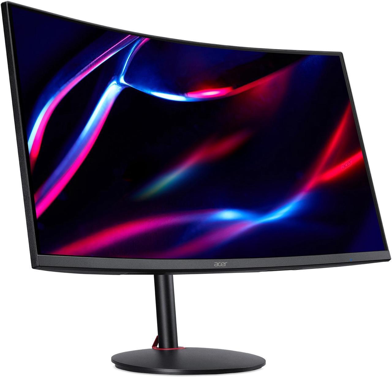 Alt view image 3 of 7 - Acer Nitro XZ322QU Sbmiipphx 31.5" 1500R Curved Zero-Frame WQHD (2560 x 1440) Monitor with AMD FreeSync Premium Technology, 165Hz Refresh Rate, 1ms VRB, VESA Certified DisplayHDR 400, (2 x Display Port & 2 x HDMI 2.0 Ports)