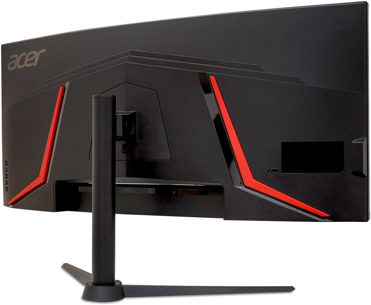 Alt view image 7 of 9 - Acer Nitro XZ342CU V3bmiiphx 34" 1500R 21:9 Curved QHD (3440 x 1440) AMD FreeSync Premium Gaming Monitor, 180Hz Refresh Rate, 1ms VRB, VESA DisplayHDR 400, VESA Mounting Compliant (1 x Display Ports & 2 x HDMI Ports)