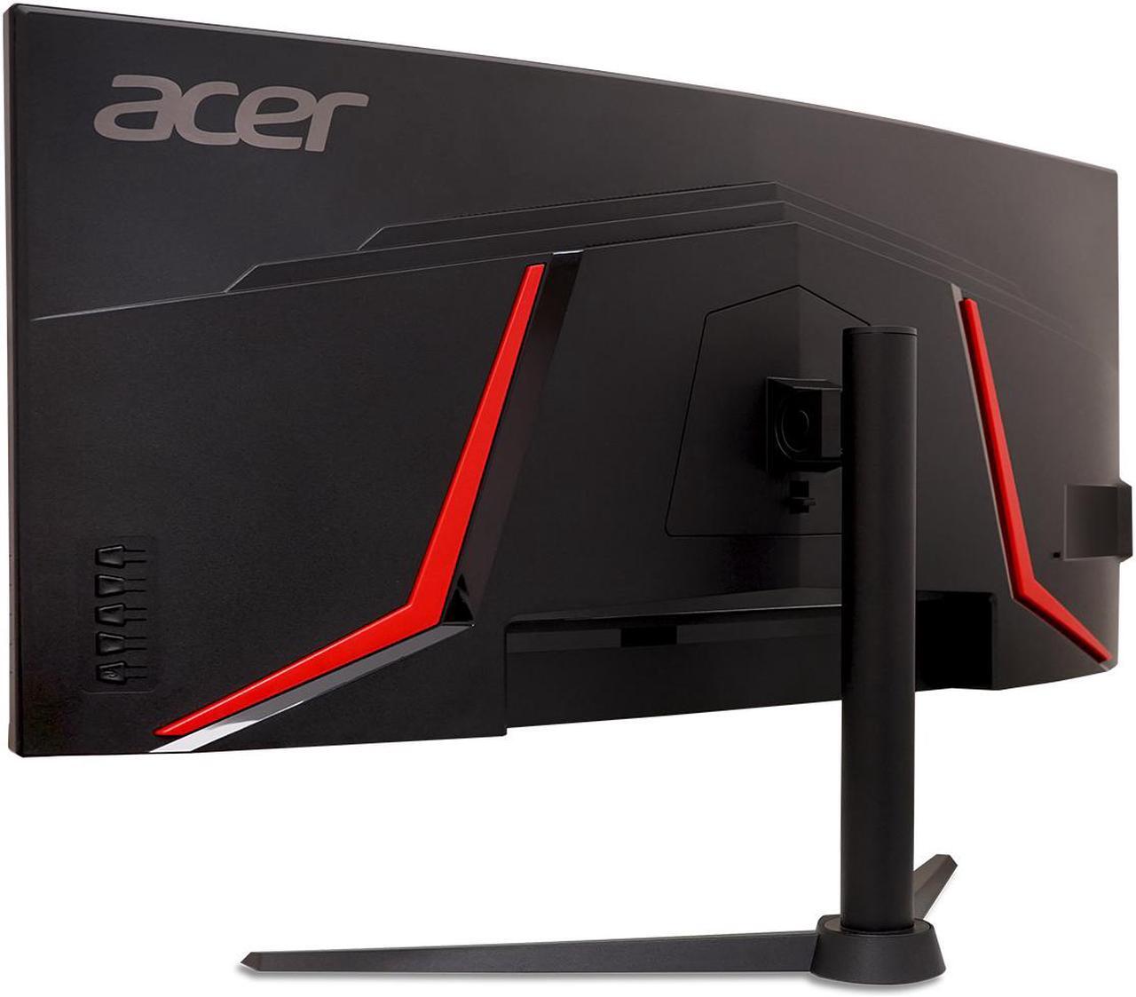 Alt view image 8 of 9 - Acer Nitro XZ342CU V3bmiiphx 34" 1500R 21:9 Curved QHD (3440 x 1440) AMD FreeSync Premium Gaming Monitor, 180Hz Refresh Rate, 1ms VRB, VESA DisplayHDR 400, VESA Mounting Compliant (1 x Display Ports & 2 x HDMI Ports)