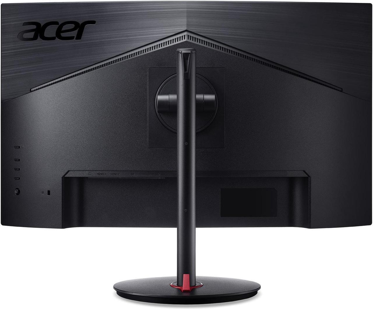 Alt view image 4 of 10 - Acer Nitro XZ271U X3bmiiphx 27" 1500R Curved Zero-Frame WQHD (2560 x 1440) Monitor with AMD FreeSync Premium Technology, Up to 240Hz Refresh Rate, 1ms VRB, sRGB 99%, Ergostand (Display Port & 2 x HDMI Ports)