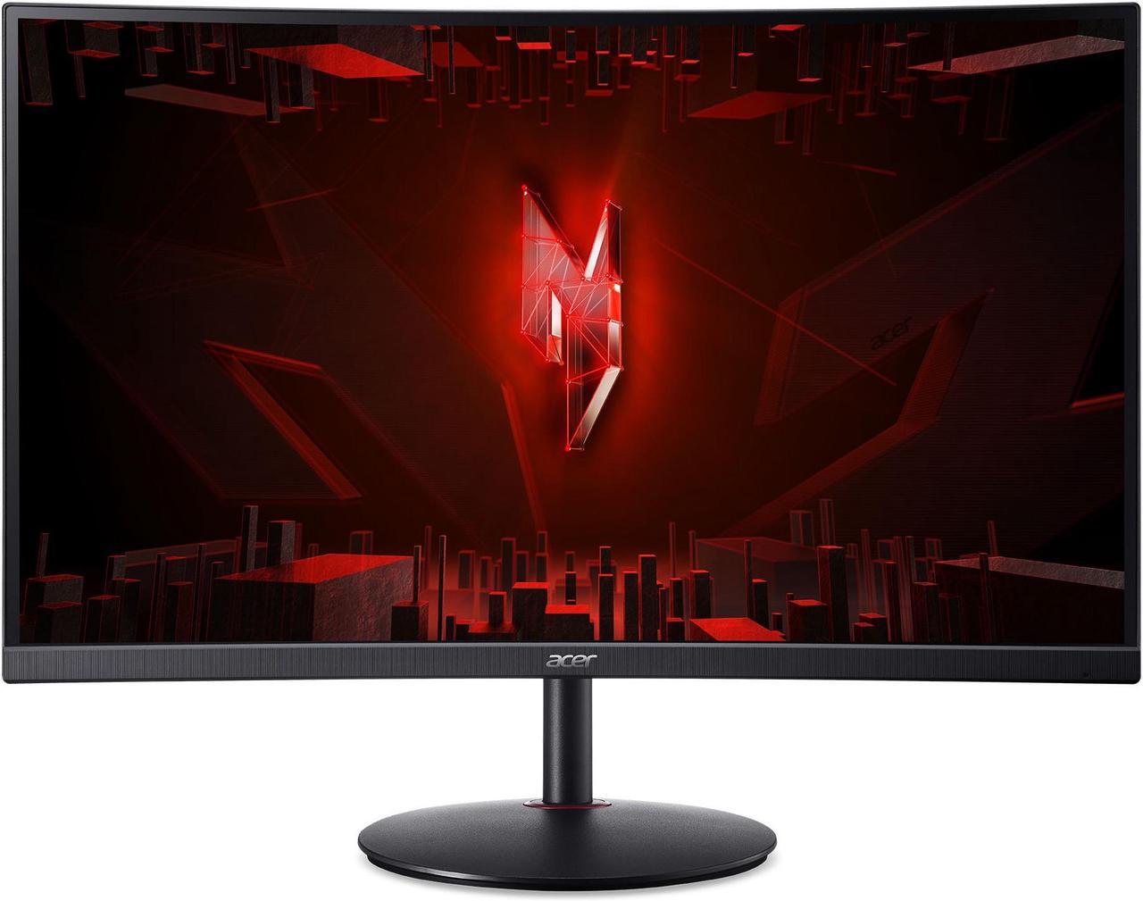 Alt view image 8 of 10 - Acer Nitro XZ271U X3bmiiphx 27" 1500R Curved Zero-Frame WQHD (2560 x 1440) Monitor with AMD FreeSync Premium Technology, Up to 240Hz Refresh Rate, 1ms VRB, sRGB 99%, Ergostand (Display Port & 2 x HDMI Ports)