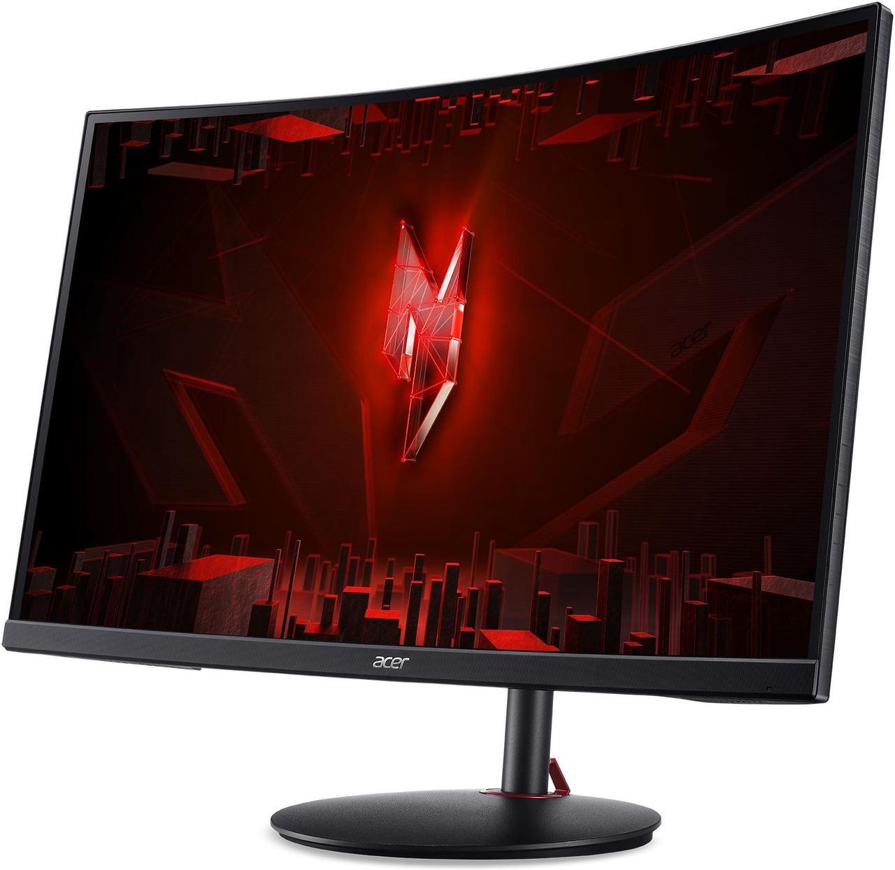 Alt view image 9 of 10 - Acer Nitro XZ271U X3bmiiphx 27" 1500R Curved Zero-Frame WQHD (2560 x 1440) Monitor with AMD FreeSync Premium Technology, Up to 240Hz Refresh Rate, 1ms VRB, sRGB 99%, Ergostand (Display Port & 2 x HDMI Ports)