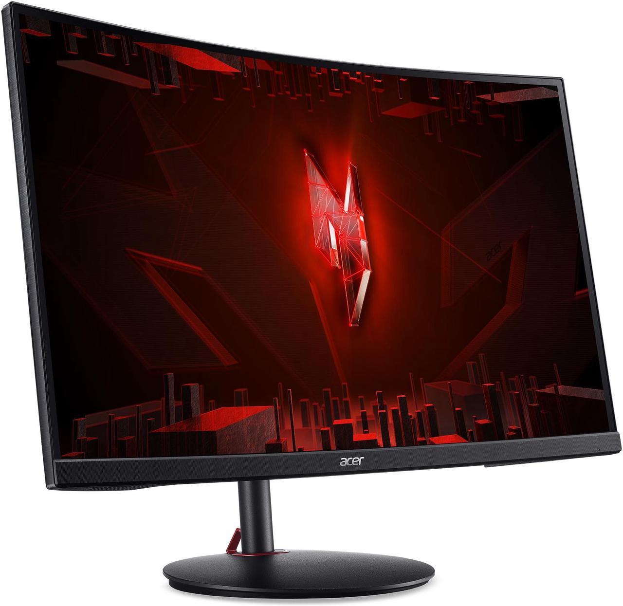 Alt view image 10 of 10 - Acer Nitro XZ271U X3bmiiphx 27" 1500R Curved Zero-Frame WQHD (2560 x 1440) Monitor with AMD FreeSync Premium Technology, Up to 240Hz Refresh Rate, 1ms VRB, sRGB 99%, Ergostand (Display Port & 2 x HDMI Ports)
