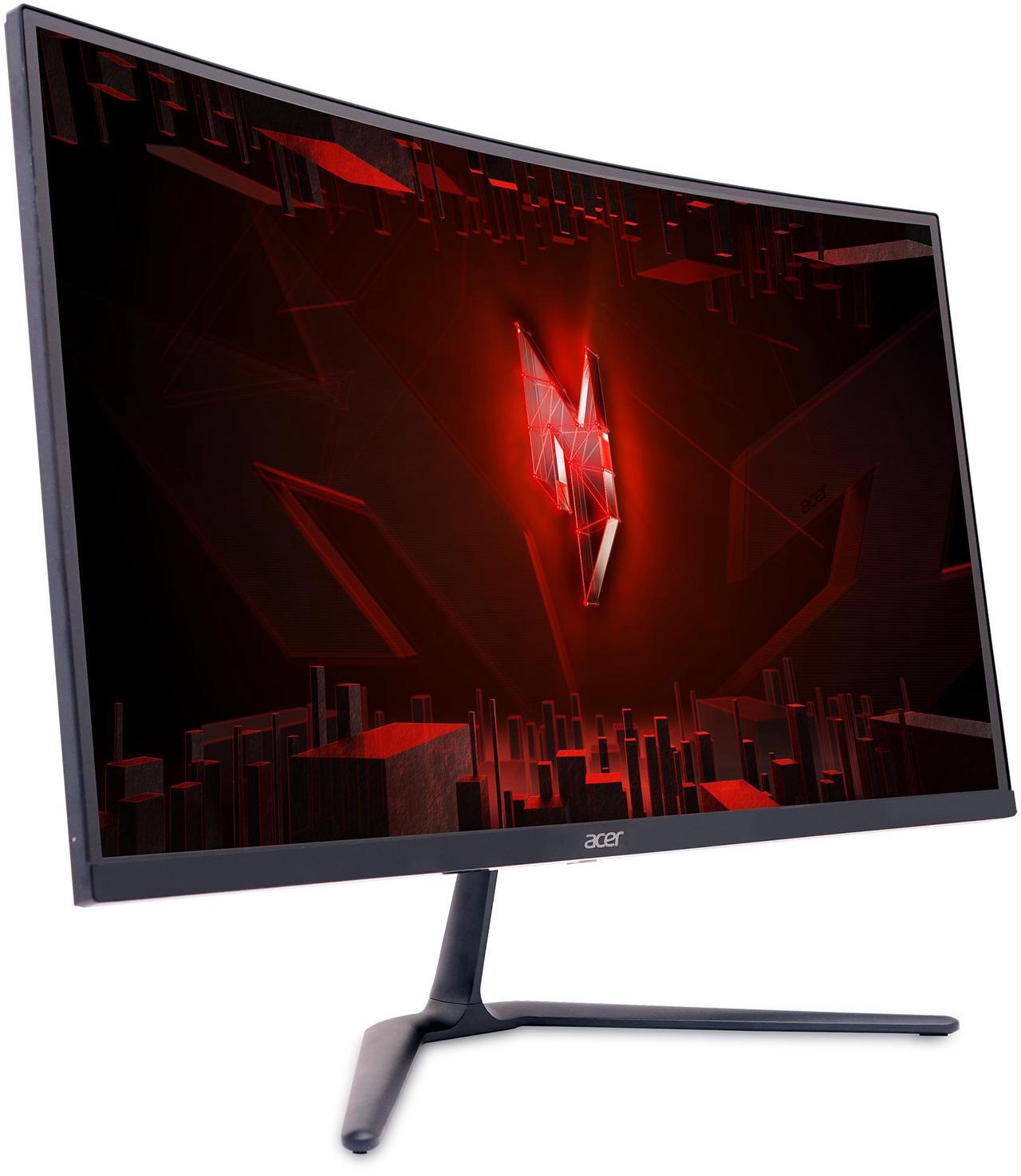 Alt view image 3 of 7 - Acer Nitro 27" 280Hz Curved Full HD with AMD FreeSync Premium Technology 1ms with both Display Port and HDMI Port Gaming Monitor ED270 Zbmiipx