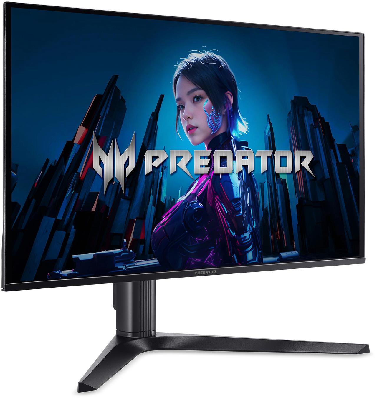 Alt view image 2 of 6 - Acer Predator X27U X1bmiiphx 27" WQHD (2560 x 1440) Widescreen OLED Gaming Monitor with AMD FreeSync Premium pro, 240Hz Refresh Rate, 0.03ms Response Time, 1000nits @ HDR 3%, DCI-P3 99%, Delta E<2, (1 x Display Port 1.4, 2 x HDMI 2.1 Ports)