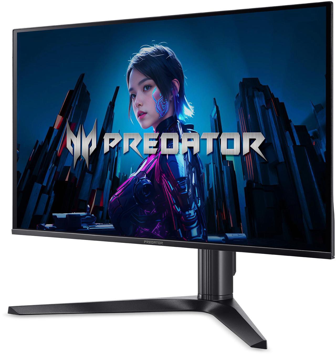 Alt view image 3 of 6 - Acer Predator X27U X1bmiiphx 27" WQHD (2560 x 1440) Widescreen OLED Gaming Monitor with AMD FreeSync Premium pro, 240Hz Refresh Rate, 0.03ms Response Time, 1000nits @ HDR 3%, DCI-P3 99%, Delta E<2, (1 x Display Port 1.4, 2 x HDMI 2.1 Ports)