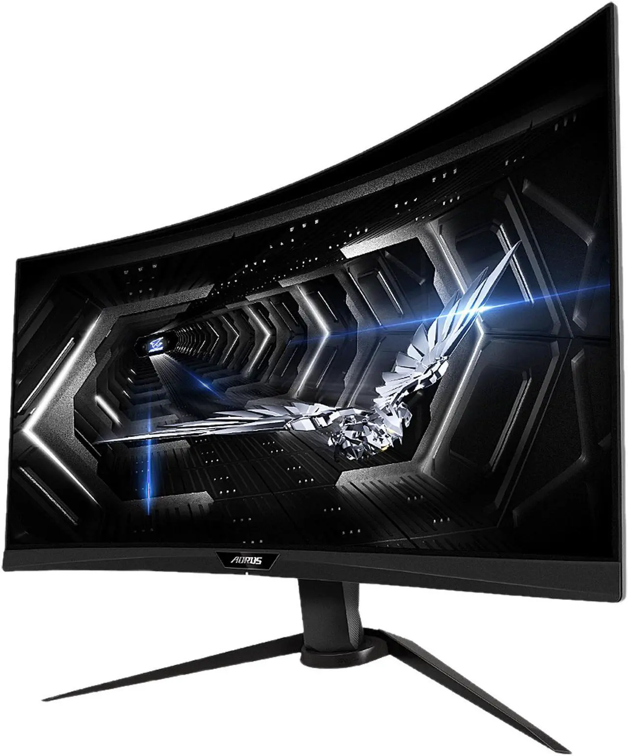 Alt view image 2 of 8 - AORUS CV27Q 27" Frameless Height Adjustable Curved 1500R Gaming Monitor, Quad HD 1440p, 90% DCI-P3 Color Accurate VA Panel, 1ms 165 Hz, HDR, FreeSync Premium Pro, VESA, Zero Bright Dot Policy