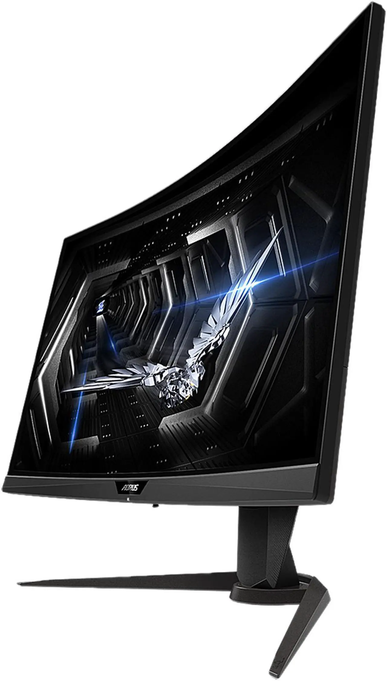 Alt view image 3 of 8 - AORUS CV27Q 27" Frameless Height Adjustable Curved 1500R Gaming Monitor, Quad HD 1440p, 90% DCI-P3 Color Accurate VA Panel, 1ms 165 Hz, HDR, FreeSync Premium Pro, VESA, Zero Bright Dot Policy