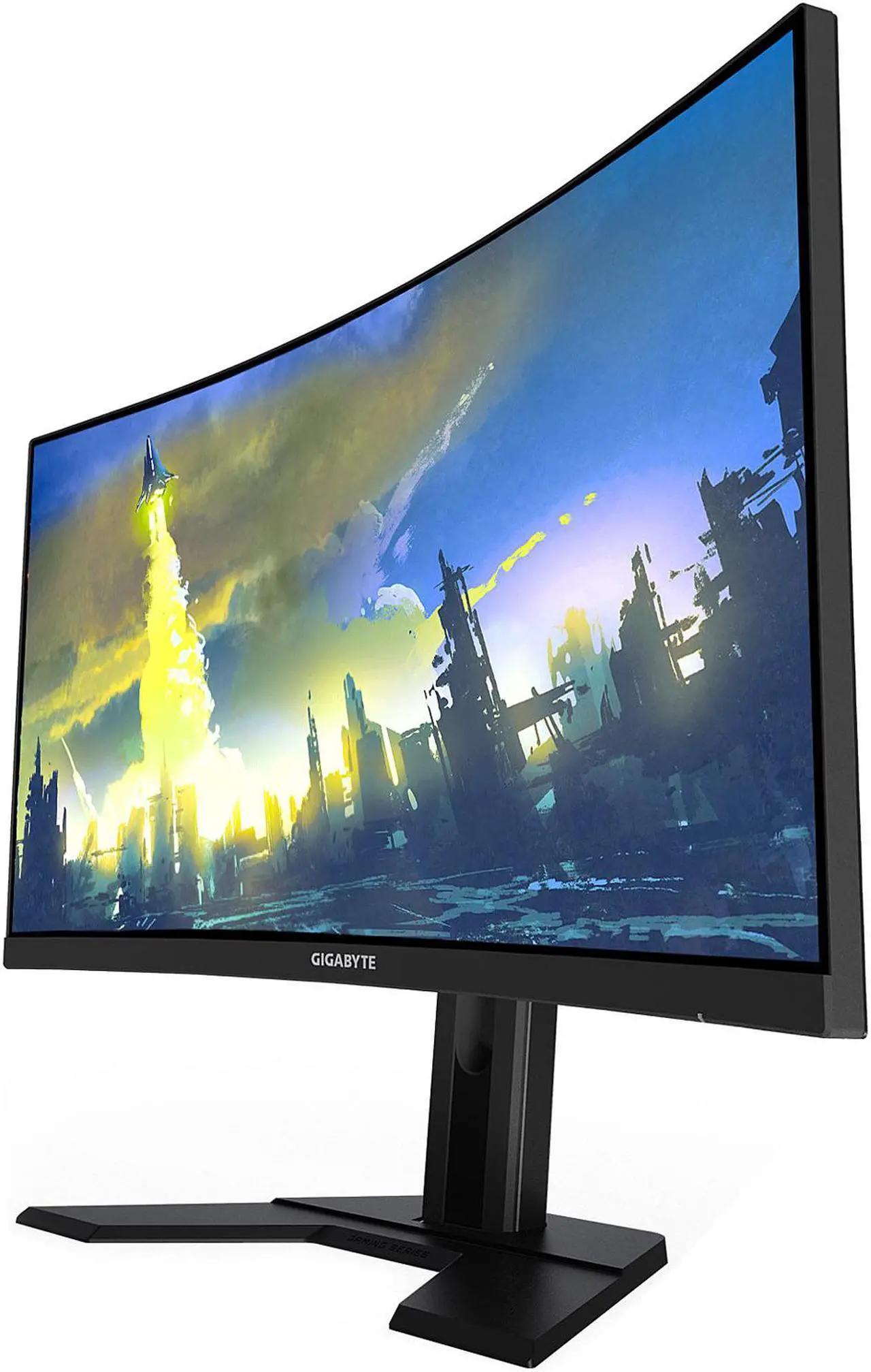 Alt view image 3 of 7 - GIGABYTE G27FC 27" 165Hz 1080P Curved Gaming Monitor, 1920 x 1080 VA 1500R Display, 1ms (MPRT) Response Time, 90% DCI-P3, FreeSync Premium, 1x DisplayPort 1.2, 2x HDMI 1.4, 2x USB 3.0, Height Adjustable