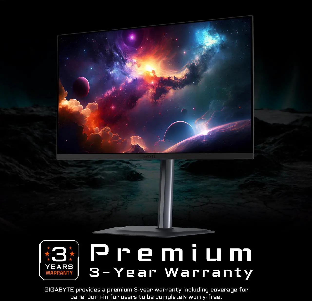Alt view image 9 of 12 - GIGABYTE - MO27Q2 - 27" QD-OLED Gaming Monitor - QHD 2560x1440 - 240Hz - 0.03ms GTG - AMD FreeSync Premium Pro - Type C KVM - HDMI, DP - Height Adjustable - Black