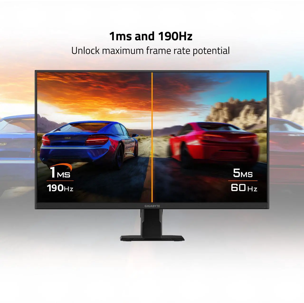 Alt view image 3 of 9 - GIGABYTE - GS27FA SA - 27" IPS Gaming Monitor - FHD 1920x1080 - 180Hz/OC 190Hz - 1ms MPRT - AMD FreeSync - HDMI, DP - Black