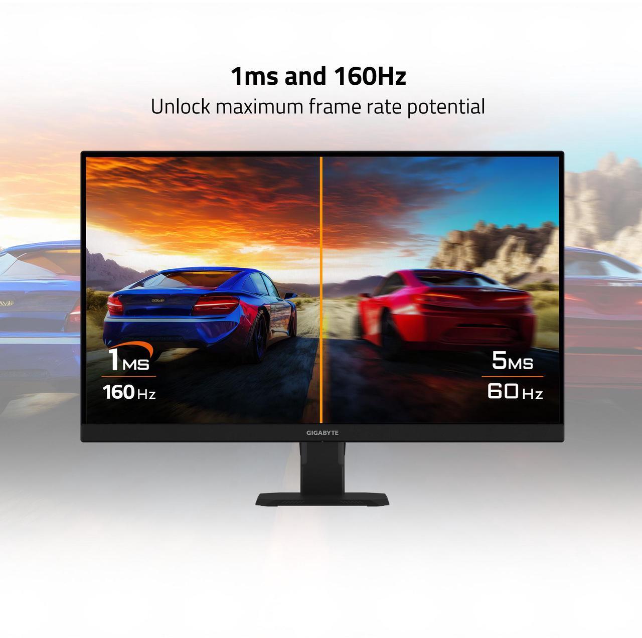 Alt view image 3 of 5 - GIGABYTE - GS27U - 27" SS IPS Gaming Monitor - UHD 3840x2160 - 160Hz - 1ms MPRT - AMD FreeSync Premium - HDMI, DP - Black