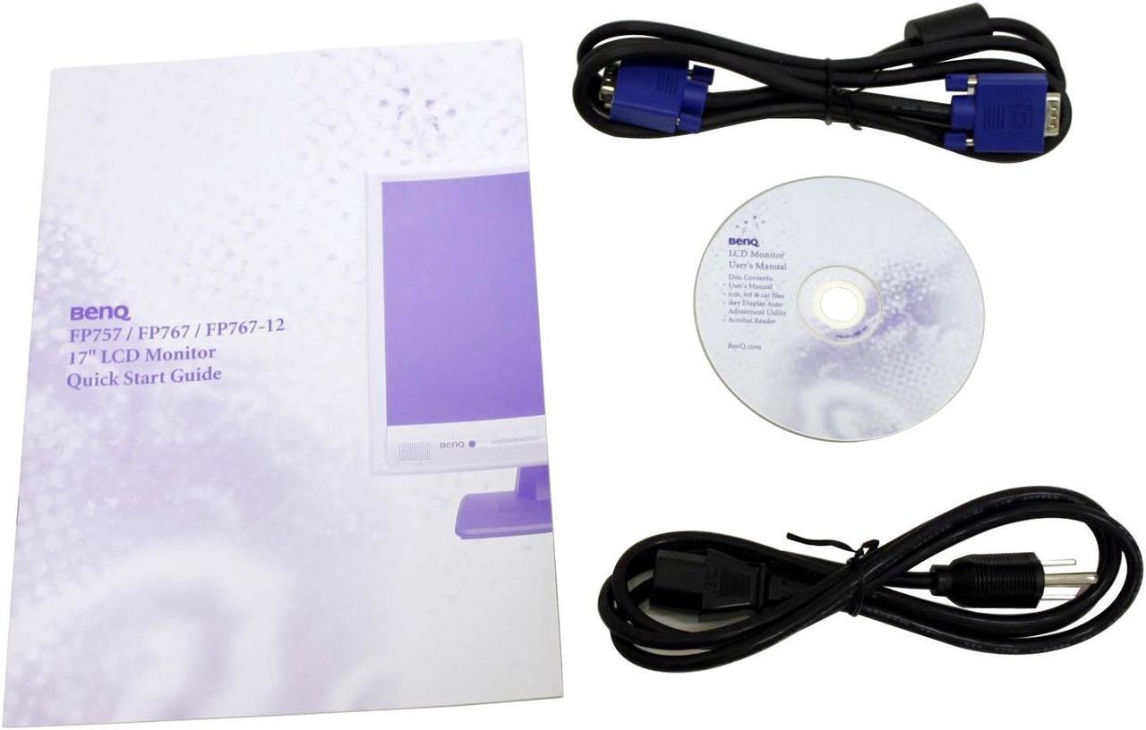 Alt view image 8 of 9 - BenQ FP757-V2 Black Silver Black-Silver 17" 16ms LCD Monitor 260 cd/m2 450:1