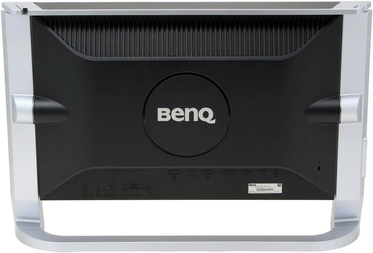 Alt view image 5 of 12 - BenQ FP241VW Silver-Black 24" 6ms GTG DVI HDMI Widescreen LCD Monitor with Tilt Adjustment and 1:1 Pixel Mapping 500 cd/m2 1000:1