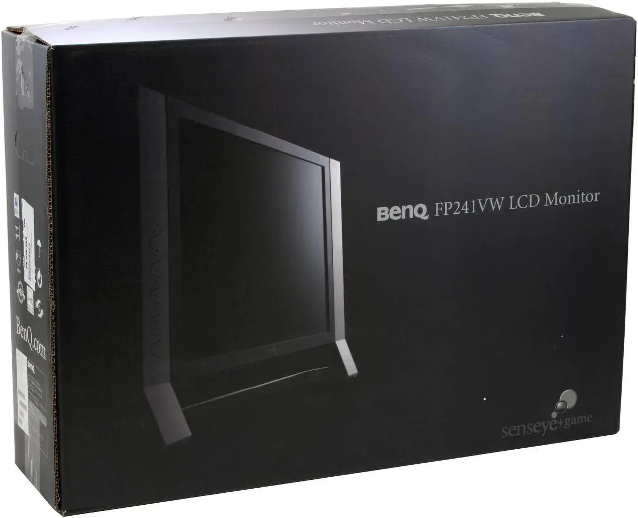 Alt view image 7 of 12 - BenQ FP241VW Silver-Black 24" 6ms GTG DVI HDMI Widescreen LCD Monitor with Tilt Adjustment and 1:1 Pixel Mapping 500 cd/m2 1000:1