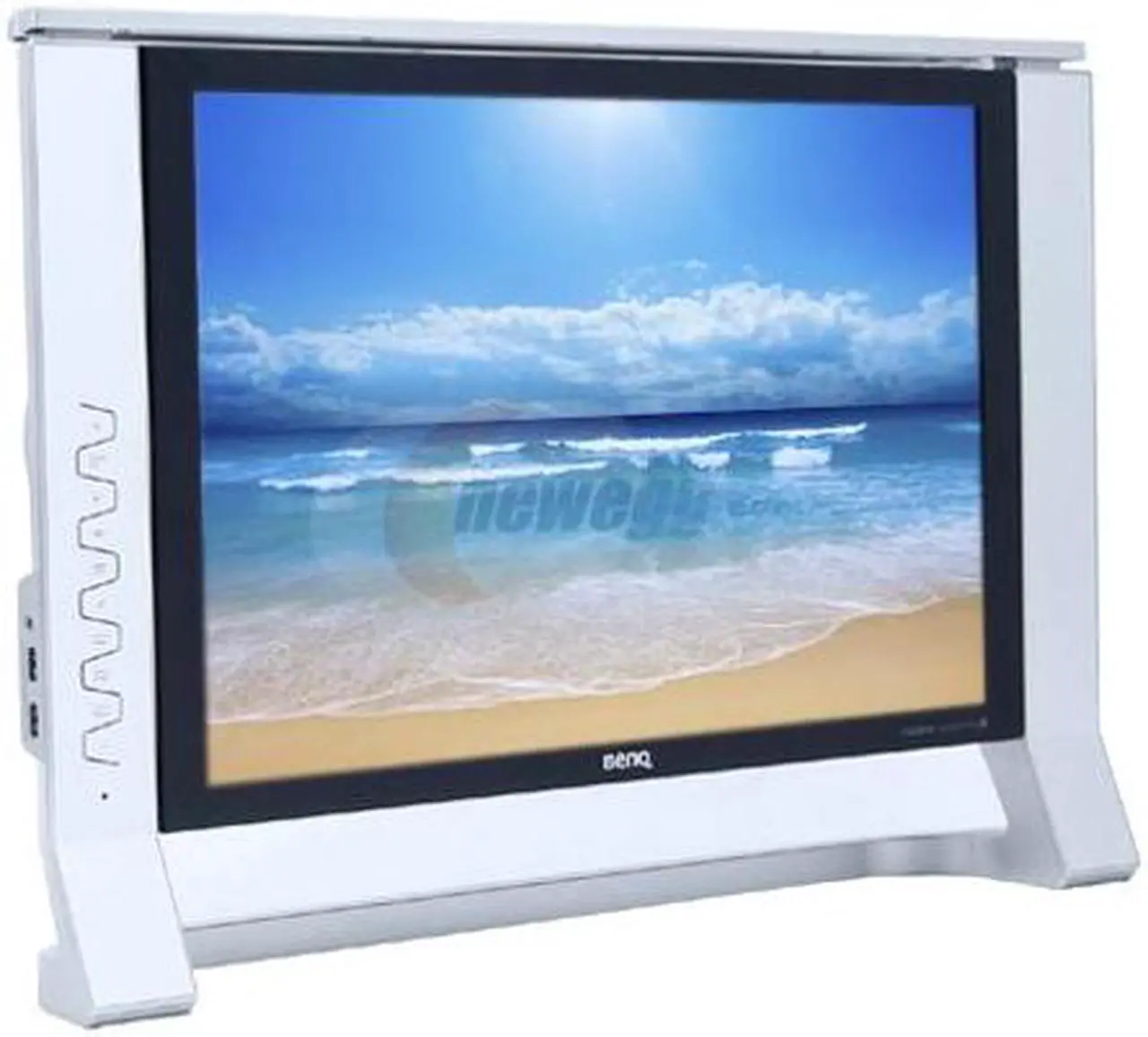 Alt view image 3 of 12 - BenQ FP241VW Silver-Black 24" 6ms GTG DVI HDMI Widescreen LCD Monitor with Tilt Adjustment and 1:1 Pixel Mapping 500 cd/m2 1000:1