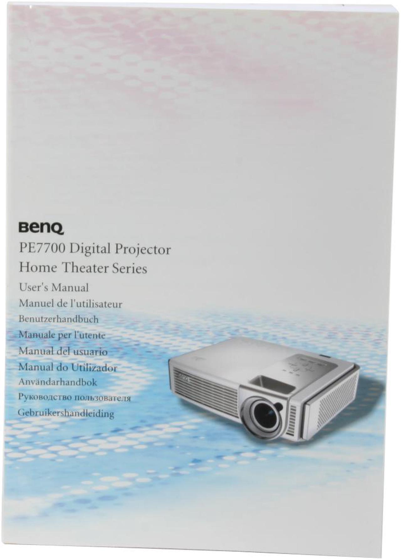 Alt view image 8 of 11 - BenQ PE7700 1280 x 720 DLP 720p Home Theater Projector 1100 ANSI Lumen (80% at economic mode) 2500:1