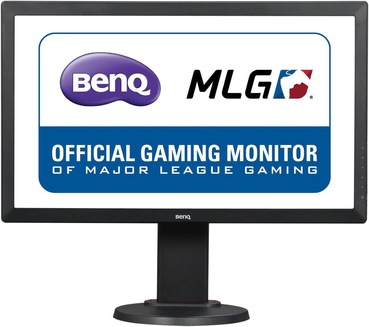 Alt view image 2 of 10 - BenQ RL2460HT Black 24" 1ms (GTG) Gaming Monitor, 250 cd/m2 DCR 12,000,000:1 (1000:1), Height Adjustment Stand, Speaker, D-Sub DVI-D HDMI, Fighting Mode Feature
