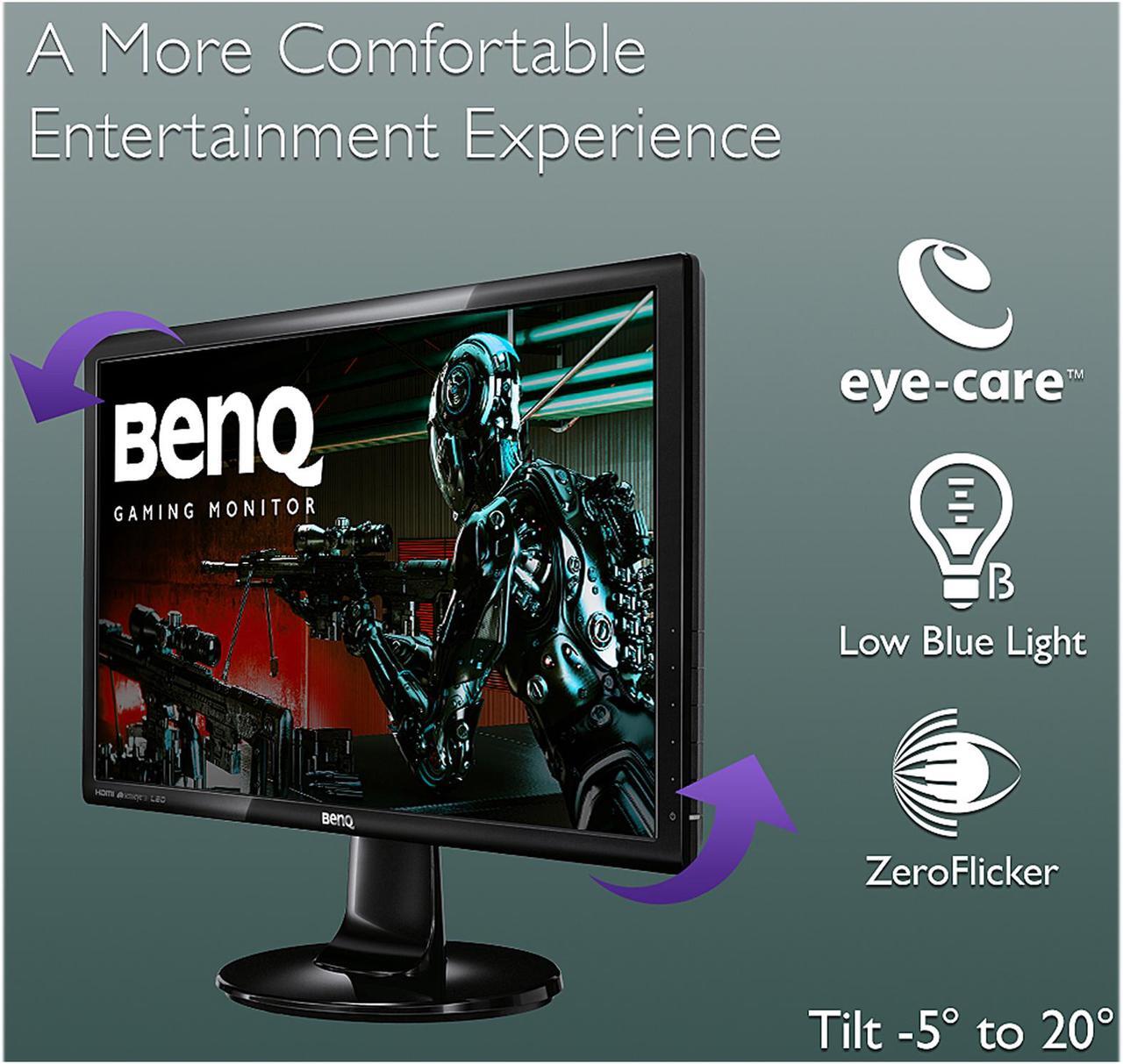 Alt view image 4 of 5 - BenQ GL2760H 27" Full HD 1920 x 1080 60Hz VGA DVI HDMI Low Blue Light Flicker-Free Backlit LED LCD Monitor