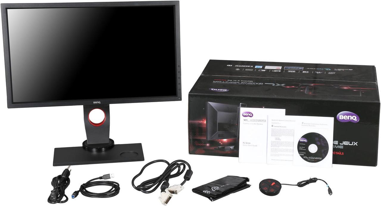 Alt view image 12 of 11 - BenQ XL2430T 24" 1ms GTG Widescreen Gaming Monitor, 350 cd/m2 DCR 12,000,000:1, GROM 100 / 120 / 144 Hz, USB Hub Ergonomic Design, Preload Gaming settings