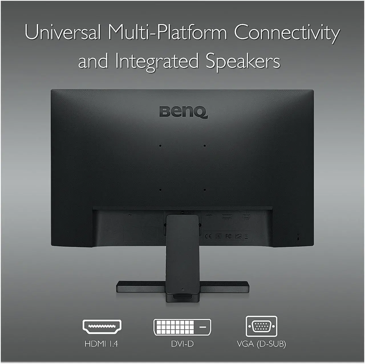 Alt view image 3 of 5 - BenQ GL2580H 25" (Actual szie 24.5") Full HD 1920 x 1080 1ms (GTG) VGA HDMI VGA HDCP Zero Flicker Low Blue Light Backlit LED Gaming Monitor
