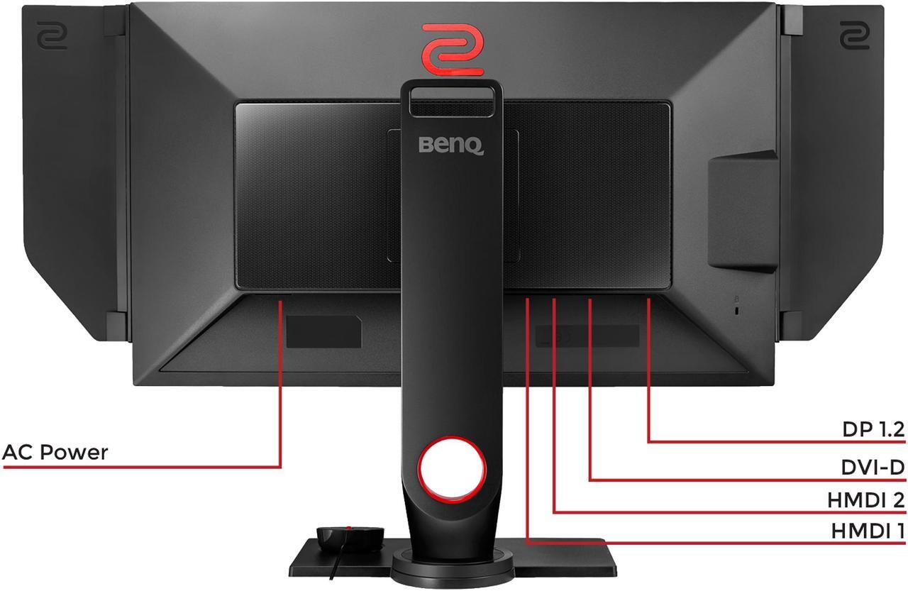 Alt view image 7 of 7 - BenQ ZOWIE XL2735 27" 1440p 1ms(GTG) 144Hz eSports Gaming Monitor, DyAc, Black eQualizer, Color Vibrance, S-Switch, Shield, Height Adjustable, VESA Ready