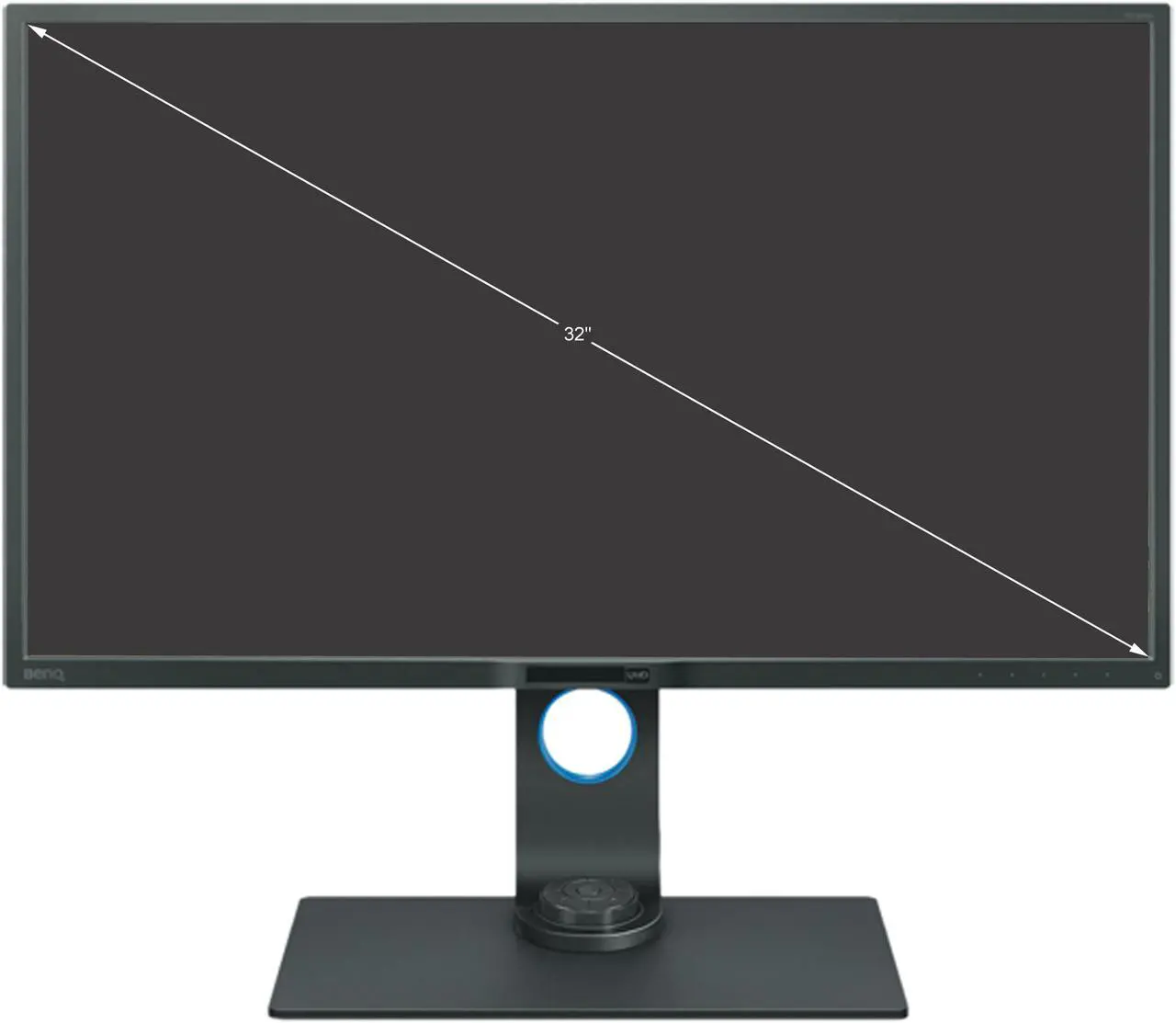 Alt view image 2 of 9 - BenQ PD3200U 32" 3840 x 2160 4K IPS Monitor, 100% Rec. 709 and sRGB, 20M:1 DCR, Height Adjustable, VESA Ready, HotKey Puck, Built-in Speakers