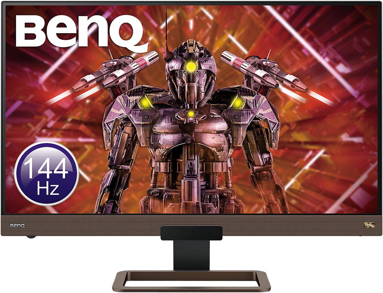 BenQ EX2780Q 27" Quad HD 2560 x 1440 2K Resolution 144Hz 2 x HDMI, DisplayPort USB Type-C AMD FreeSync Flicker-Free Low Blue Light Built-in Speakers LED Backlit IPS Gaming Monitor