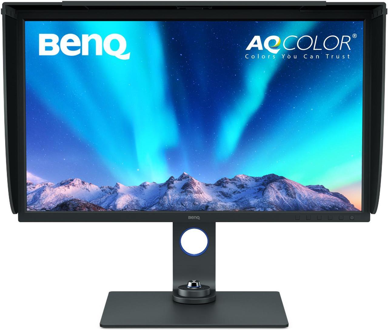 BenQ PhotoVue SW321C 32" UHD 3840 x 2160 (4K) 60 Hz 2 x HDMI, DisplayPort, USB-C, Card Reader Photographer Monitor, HDR10 / HLG Compatible, 1.07 Billion 10-bit Color Depth, 99% Adobe RGB Color Space with IPS Technology